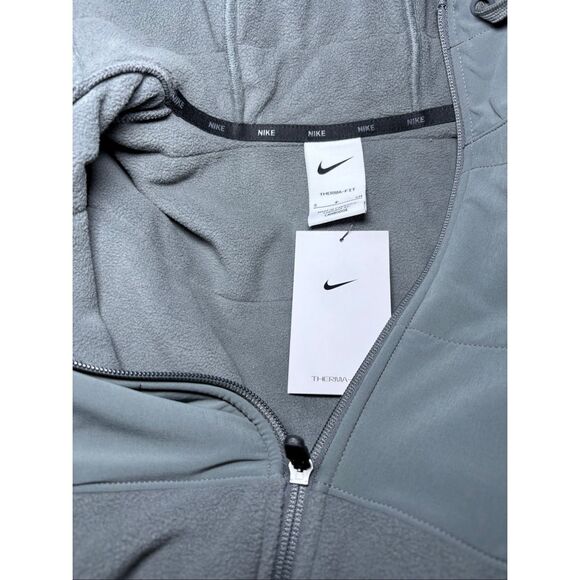 Nike Therma-Fit Winterized Full Zip Hoodie Gray Jacket Men's Size Small - Picture 4 of 4